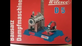 Wilesco D5 Dampfmaschinen Bausatz [upl. by Esiouqrut]