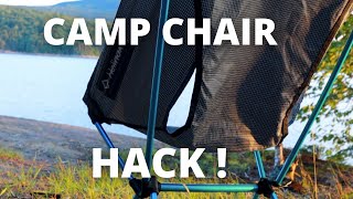 3 EASY ways to make your camp chair BETTER [upl. by Camroc]