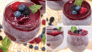 3Ingredient Berry Wine Slushies [upl. by Alake643]