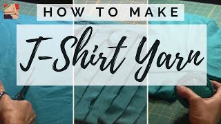 TShirt Yarn  How to make Tshirt yarn [upl. by Studley]