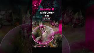 Season 11 Elise jungle clear 236 shorts [upl. by Cassiani]