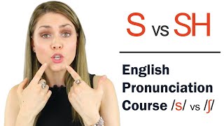 How to Pronounce S and Sh ʃ  Learn English Pronunciation Course [upl. by Anan]