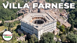 Villa Farnese Guided Tour  Narrated Tour  4K  Italy [upl. by Menis]