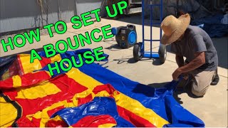 HOW TO SET UP A BOUNCE HOUSE [upl. by Drida953]