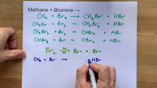 Methane  Bromine   CH4Br2 [upl. by Nahbois]