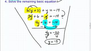 MultiStep Equations [upl. by Allebram]