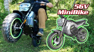 The QUIET RIPPER EGO 56V Mini Bike MB1000 [upl. by Einwahs290]