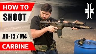 How to Shoot an AR15  M4 Carbine [upl. by Kellyann]