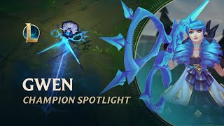 Gwen Champion Spotlight  Gameplay  League of Legends [upl. by Reyem]