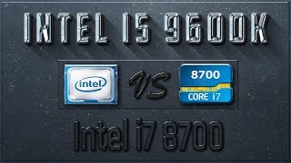 Intel i5 9600K vs i7 8700 Benchmarks  Test Review  Comparison  Gaming  10 Tests [upl. by Yendic]