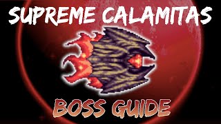 How to Beat Supreme Calamitas Terraria Calamity Mod Boss Guide Tutorial  SCal Tips amp Tricks [upl. by Rasure]