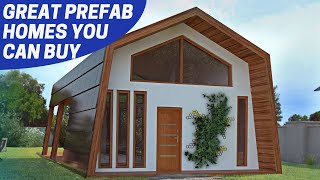 7 Great PREFAB HOMES 1 some affordable [upl. by Frendel536]