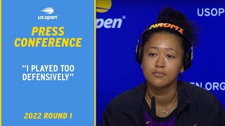 Naomi Osaka Press Conference  2022 US Open Round 1 [upl. by Leuneb379]