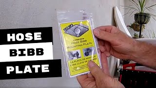 PLUMBING REPAIR BEST MOUNTING PLATE FOR LOOSE HOSE BIBBS [upl. by Castro]