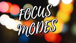 Sony a6000  Focus Modes Tutorial [upl. by Verada3]