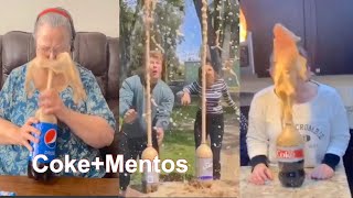 TikTok Mentos and Coke Challenges Gone Wrong [upl. by Kantos]