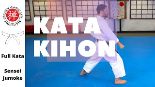 Kihon  Shotokan Karate White Belt Kata [upl. by Dorison253]