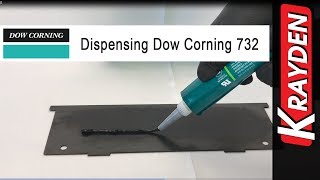 Dowsil 732 Silicone Sealant Manually Dispensed [upl. by Burton]