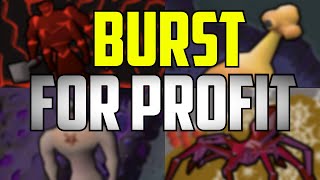 OSRS  5 Spots to Burst for EASY Profits MAGE TRAINING [upl. by Fredel]