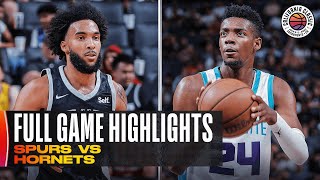 SPURS vs HORNETS  CALIFORNIA CLASSIC  FULL GAME HIGHLIGHTS [upl. by Llenol]