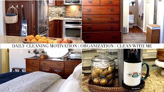 DAILY CLEANING MOTIVATION  ORGANIZATION  CLEAN WITH ME [upl. by Kenimod]