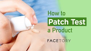 How To Patch Test a Product ✨ [upl. by Ansev]