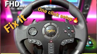 Deadzoneresponse FIX STEERING WHEEL PXN V900 XBOX ONE PS4 PC STEERING SENSITIVITY [upl. by Fidela]