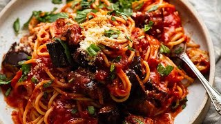 Pasta alla norma Eggplant Pasta [upl. by Wolfie252]