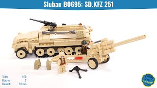 Sluban B0695 SDKFZ 251  Speed Build Review [upl. by Howzell895]