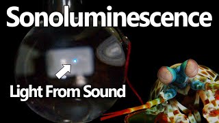 Punching Water So Hard LIGHT Comes Out  Sonoluminescence [upl. by Snahc]