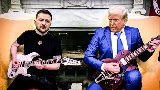 Trump vs Zelensky Guitar Battle Fan Made Video Edit [upl. by Anerbas]