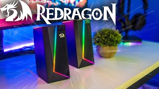 Unboxing and Review  Redragon GS520 Anvil RGB Gaming Speakers [upl. by Anelam]