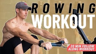 The PERFECT BEGINNER Rowing Workout [upl. by Lajet337]