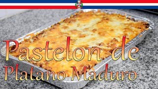 Pastelon de Platano Maduro  Cocinando con Yolanda [upl. by Ursulina578]