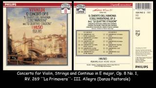 Vivaldi  12 Concertos Op 8  I Musici  Felix Ayo  1959  1961 [upl. by Shields]