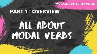 All about Modal Verbs  Defective Verbs  Auxiliary Verbs  Examples  Exercise [upl. by Sisile]