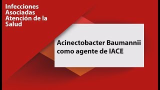 Acinectobacter Baumannii como agente de IACE [upl. by Aihsetal]