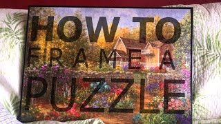 How To Frame A Puzzle [upl. by Azaria3]