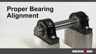 Proper Bearing Alignment with Rexnord [upl. by Nawj]