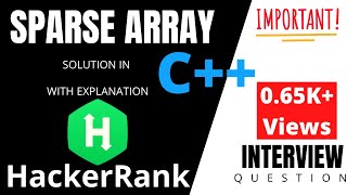 Sparse Array  hackerrank  solution in c [upl. by Shepley]