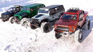 NEXT BIG THING 18 scale Trail Trucks  BACKYARD TRAIL PARK  4x4 Cragsman Crew  RC ADVENTURES [upl. by Trudie18]