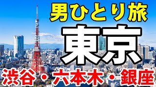 【ひとり旅】東京観光！ 渋谷・六本木・銀座などを見学 [upl. by Acissj]