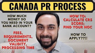 Canada PR Process  Canada Express Entry Step By Step Process  Canada PR Requirements [upl. by Flavia]