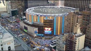 Aerial Views of Madison Square Garden [upl. by Anitserp]