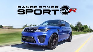 2018 Range Rover Sport SVR Review  The BEST sounding SUV [upl. by Llewkcor]