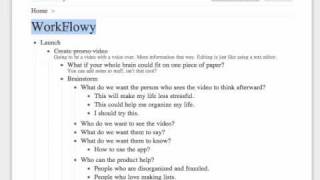 How to use WorkFlowy [upl. by Odirfliw]
