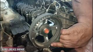 MITSUBISHI L300 4D56 ENGINE VALVE CLEARANCE SETTING 025MM INTAKE amp EXHAUST [upl. by Yrek]