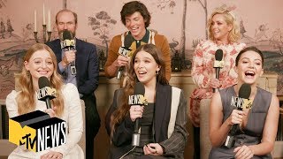 Dickinson Cast Plays Dive In  MTV News [upl. by Holmun]