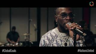 Burna Boy Performs “Level Up”  From Nations United Film [upl. by Aikat586]