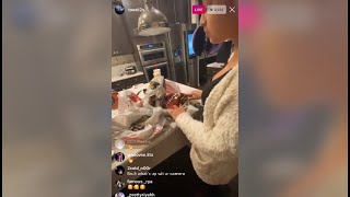 Samaria J Buys Food For Toosii👀 IG Live [upl. by Zaneta]